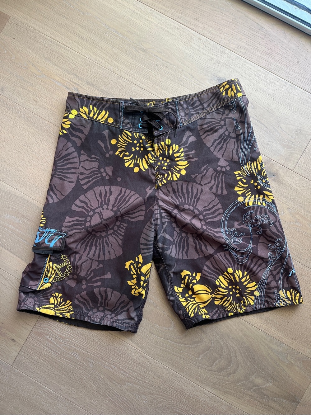 Y2K Rusty Board Shorts